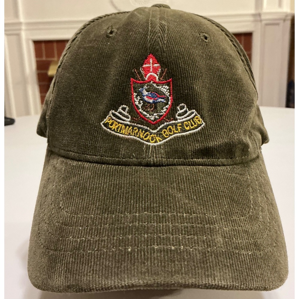 VTG Ireland Paterson Portmarnock Golf Club Corduroy Flexfit Hat Olive Elie OSFA